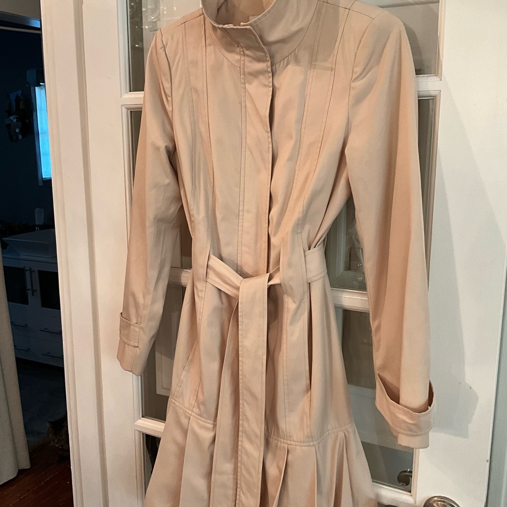 Calvin Klein Lightweight Belted Trench Coat
